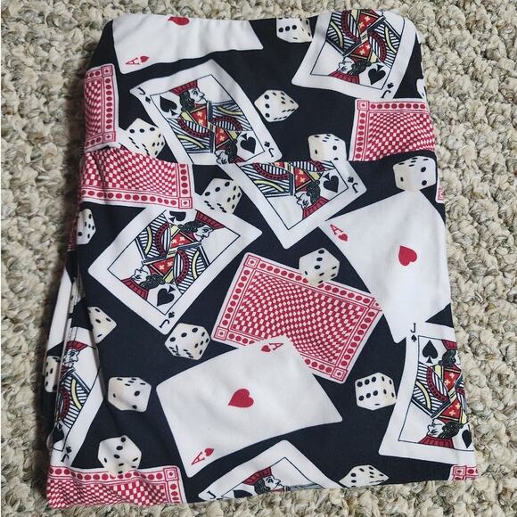 LuLaRoe Tall & Curvy Lot of 2 Pair of Novelty Leggings - Picture 3 of 3